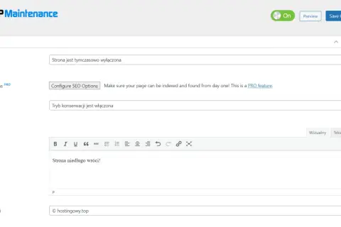 Jak wyłączyć stronę WordPress? Bezpiecznie, z SEO i bez strat