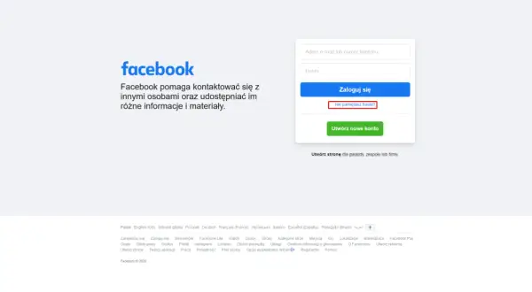 Jak odzyskać hasło do Facebooka? Znajdź je lub zresetuj!