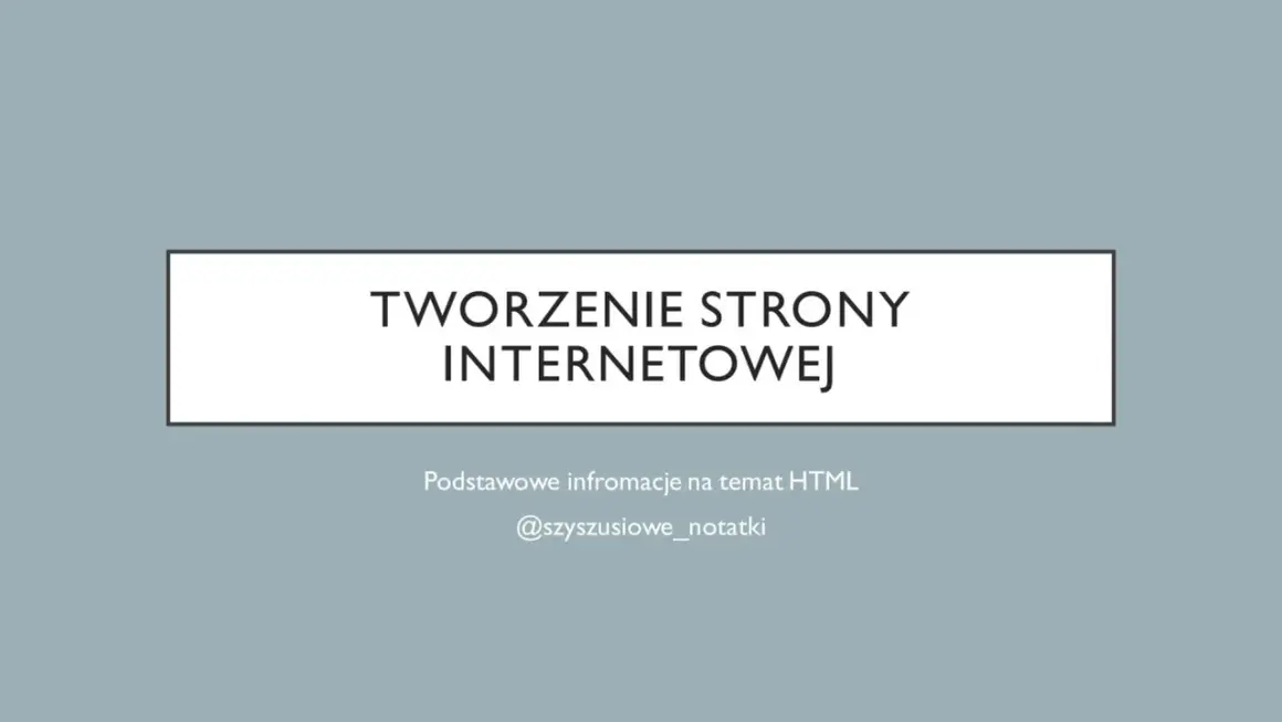 Stwórz stronę WWW w HTML i Notepad++: Poradnik od zera dla każdego