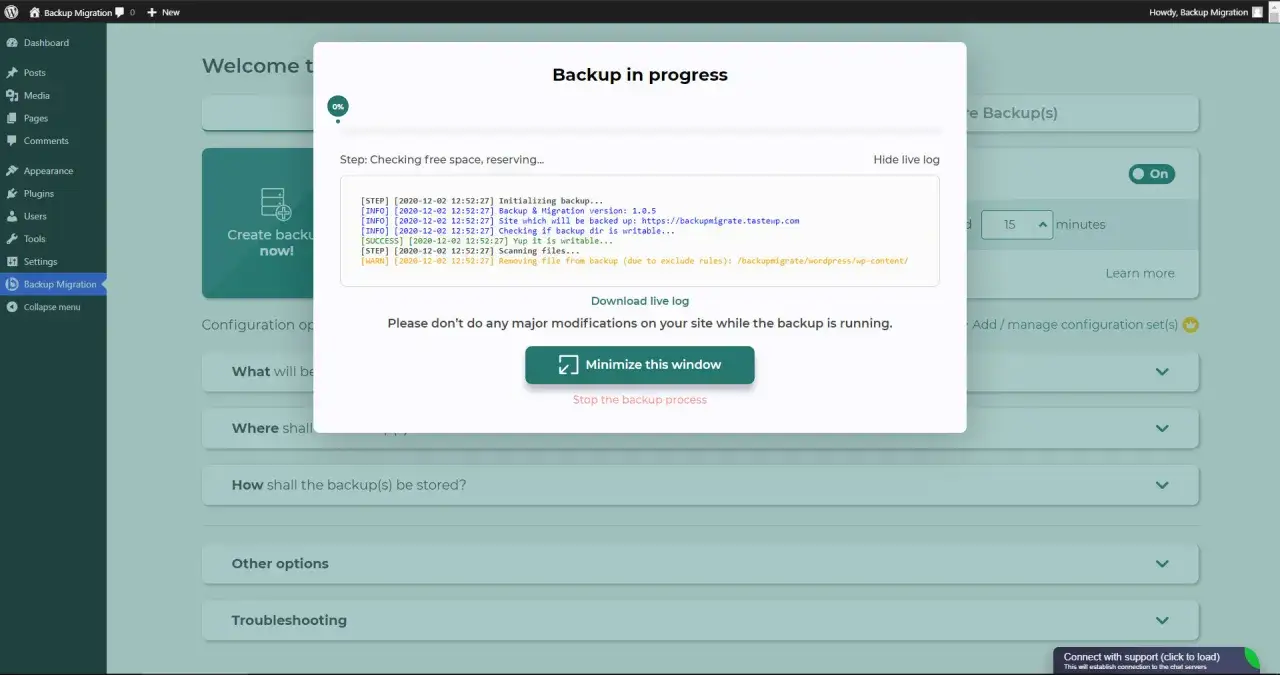 WordPress błąd strona nie działa