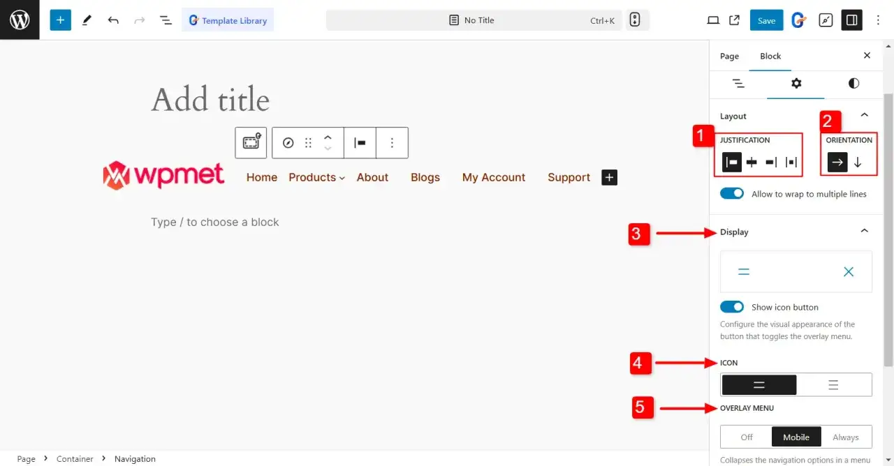 Struktura strony WordPress