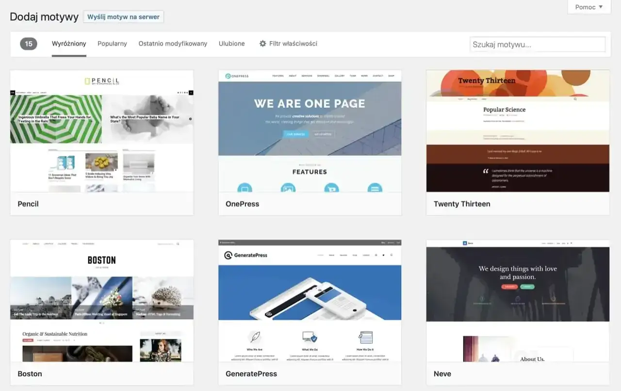 Wybór domeny i hostingu WordPress