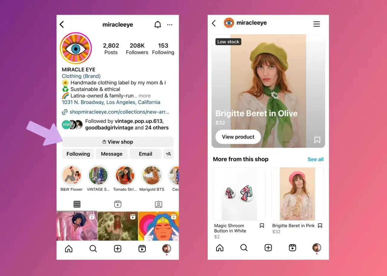 Osoba z pytajnikiem nad głową i logo Instagrama