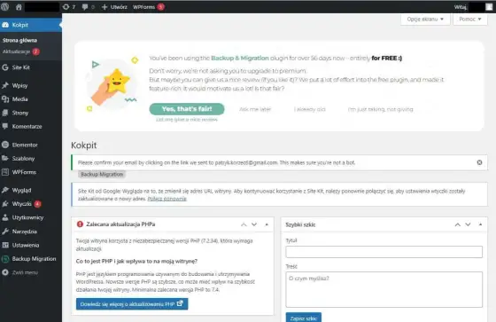 WordPress: Postaw własną stronę od zera! Przewodnik krok po kroku.